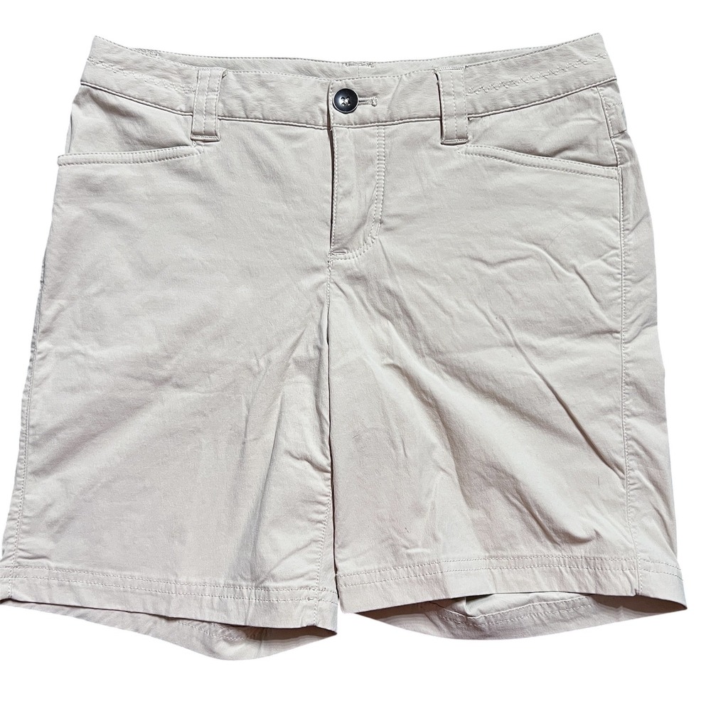 Eddie Bauer Womens P2 Tan Shorts Casual Outdoor Hiking‎ Travel